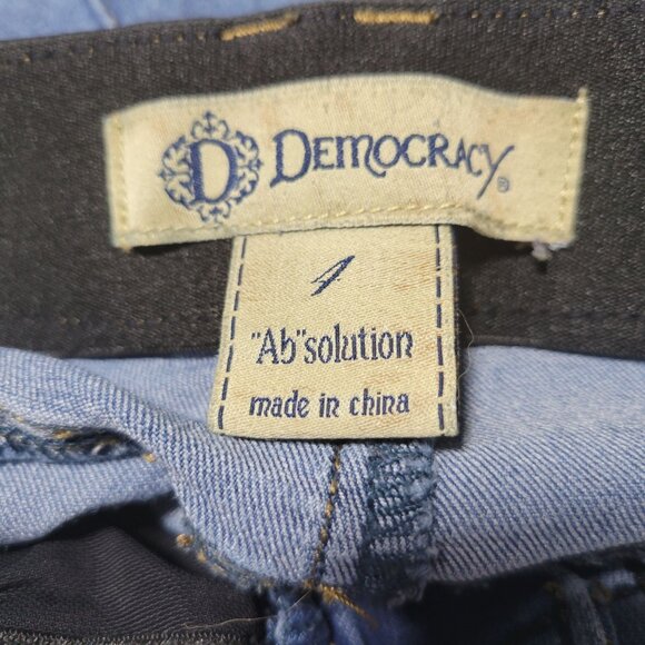 Democracy Absolution Skinny Jeans Womens Size 4 Low Rise Medium Wash Denim Pants - Picture 4 of 4